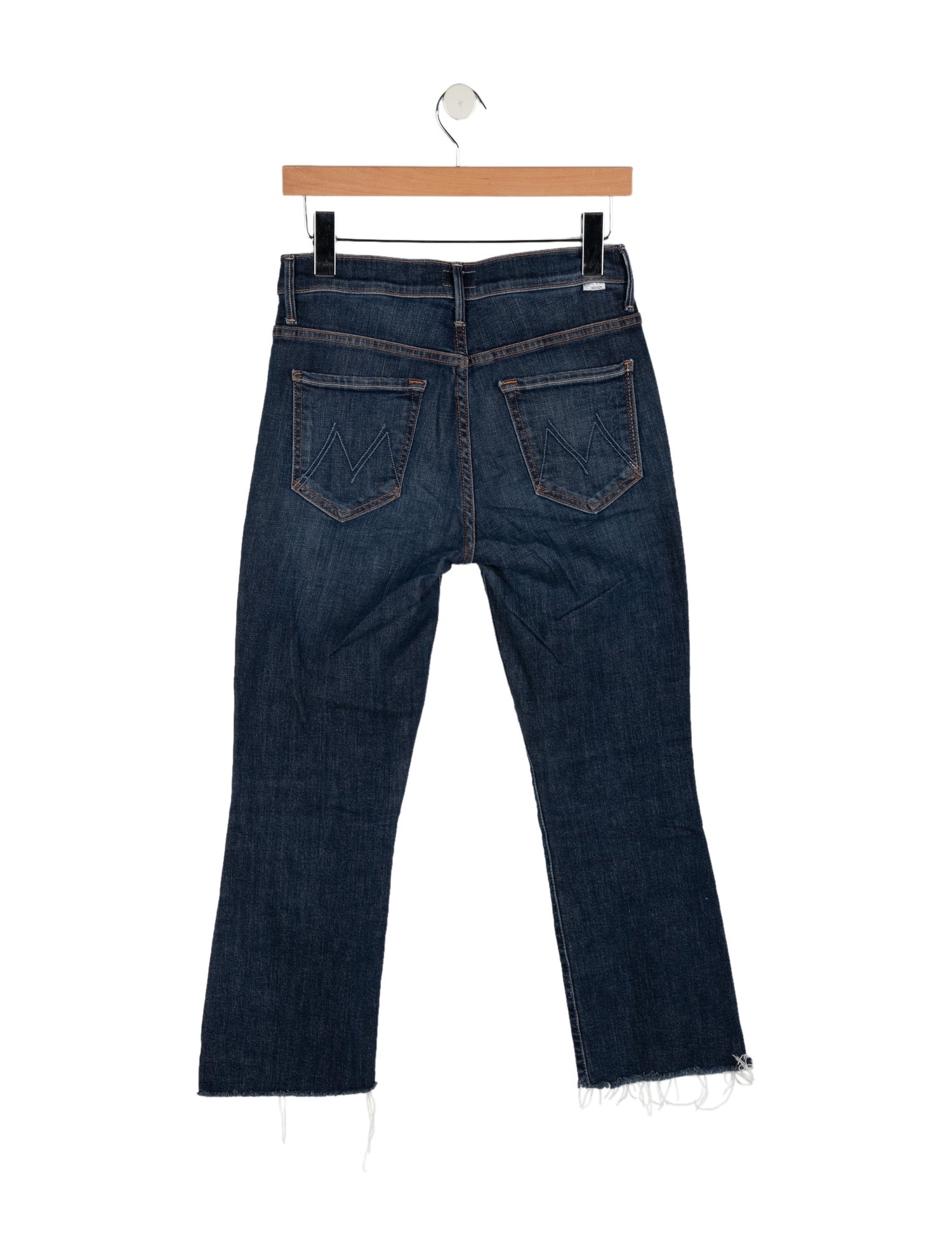 Mother Mid-Rise Straight Leg Jeans