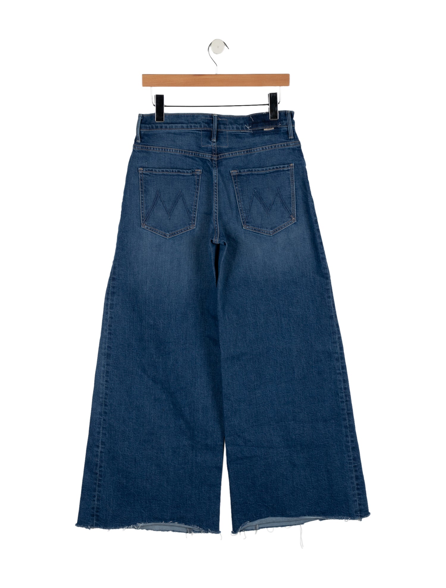 Mother Mid-Rise Wide Leg Jeans