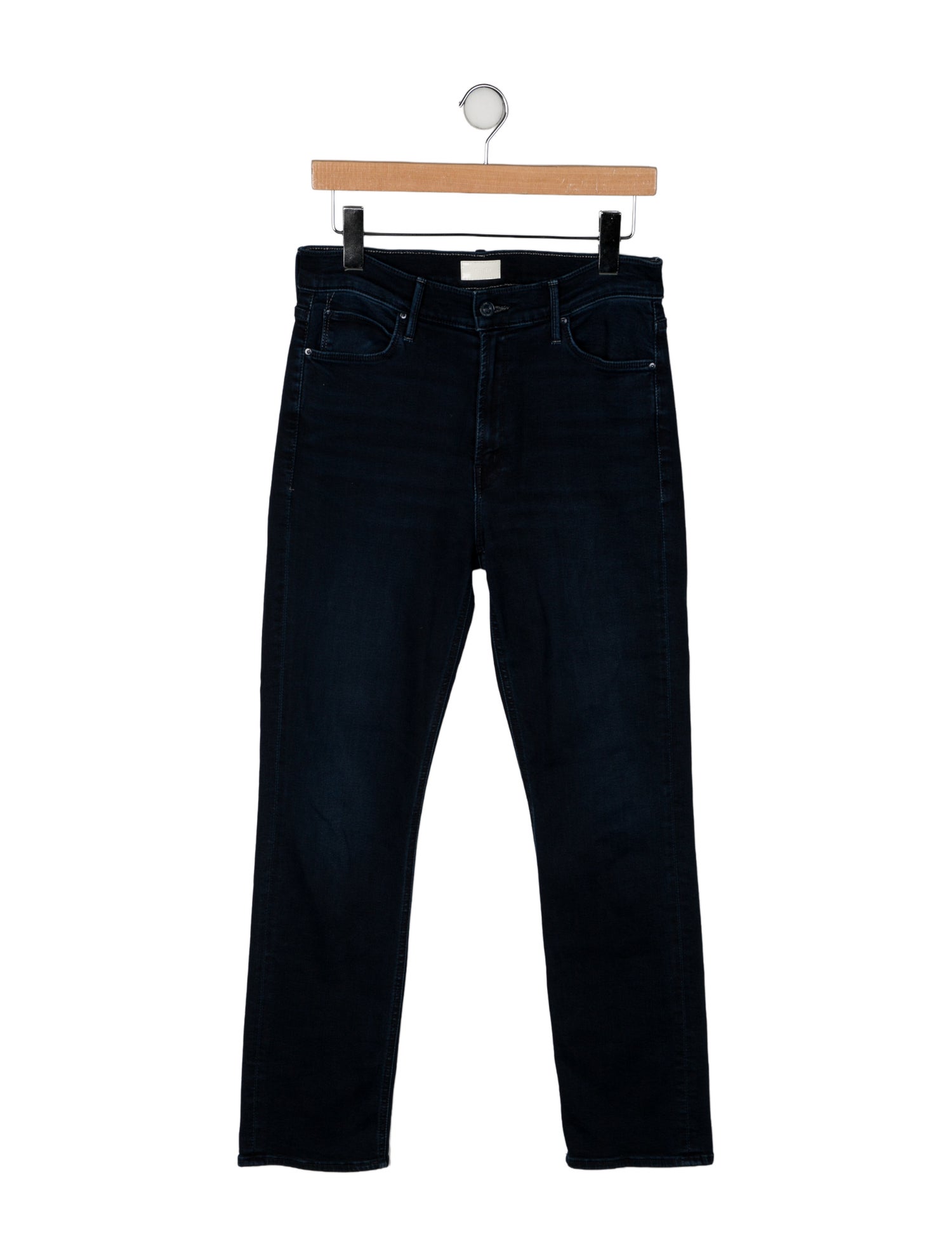 Mother High-Rise Straight Leg Jeans