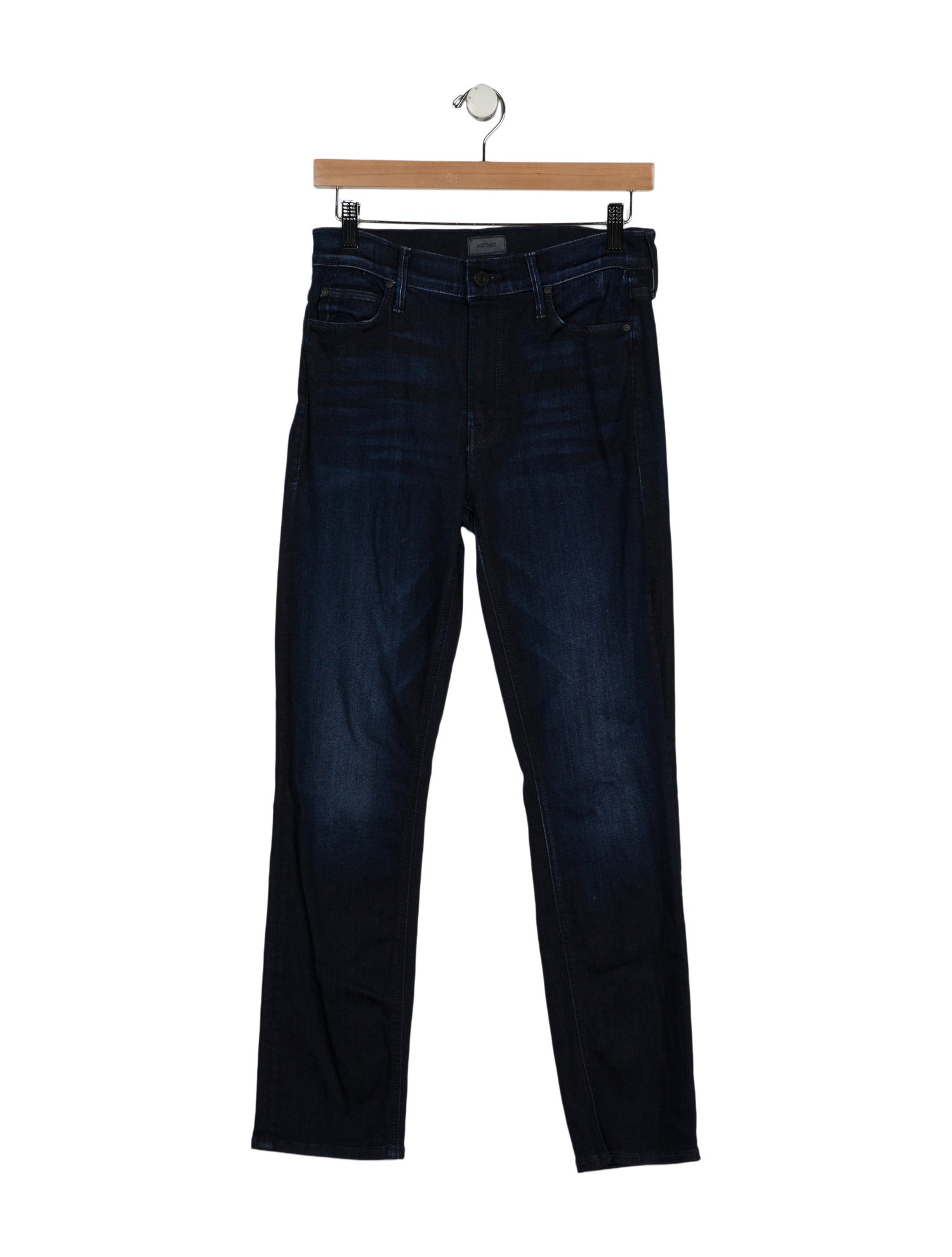 Mother Mid-Rise Straight Leg Jeans
