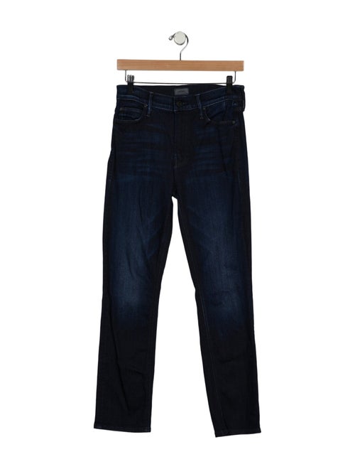 Mother Mid-Rise Straight Leg Jeans