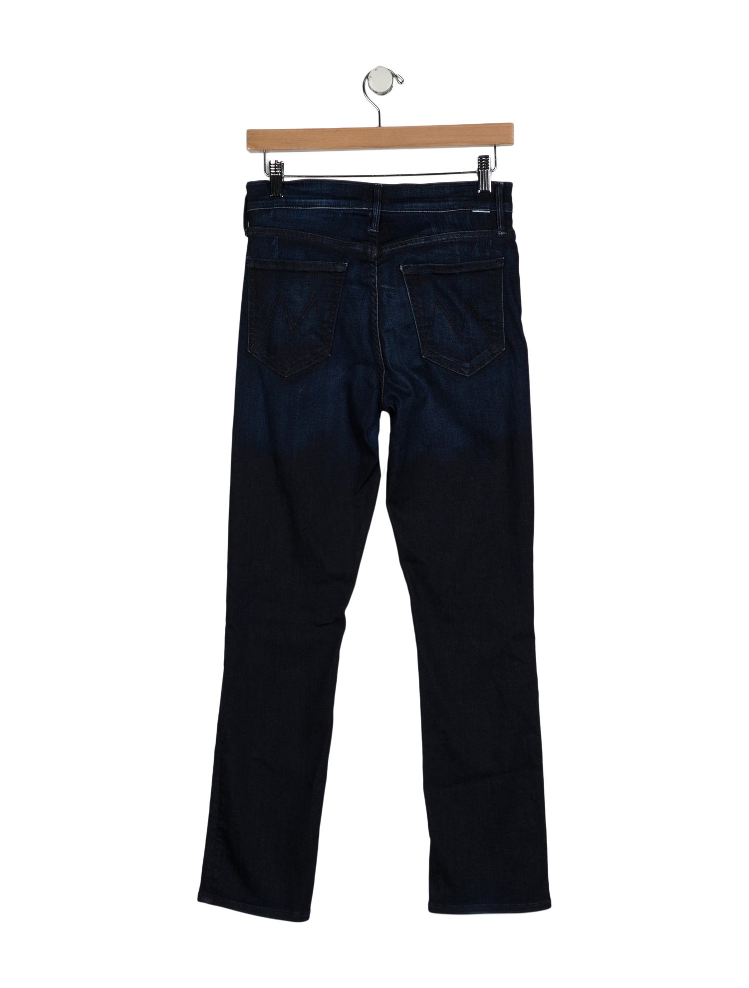 Mother Mid-Rise Straight Leg Jeans