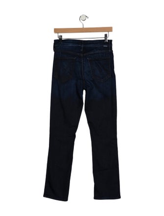 Mother Mid-Rise Straight Leg Jeans