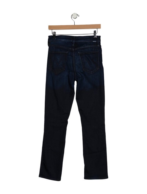 Mother Mid-Rise Straight Leg Jeans