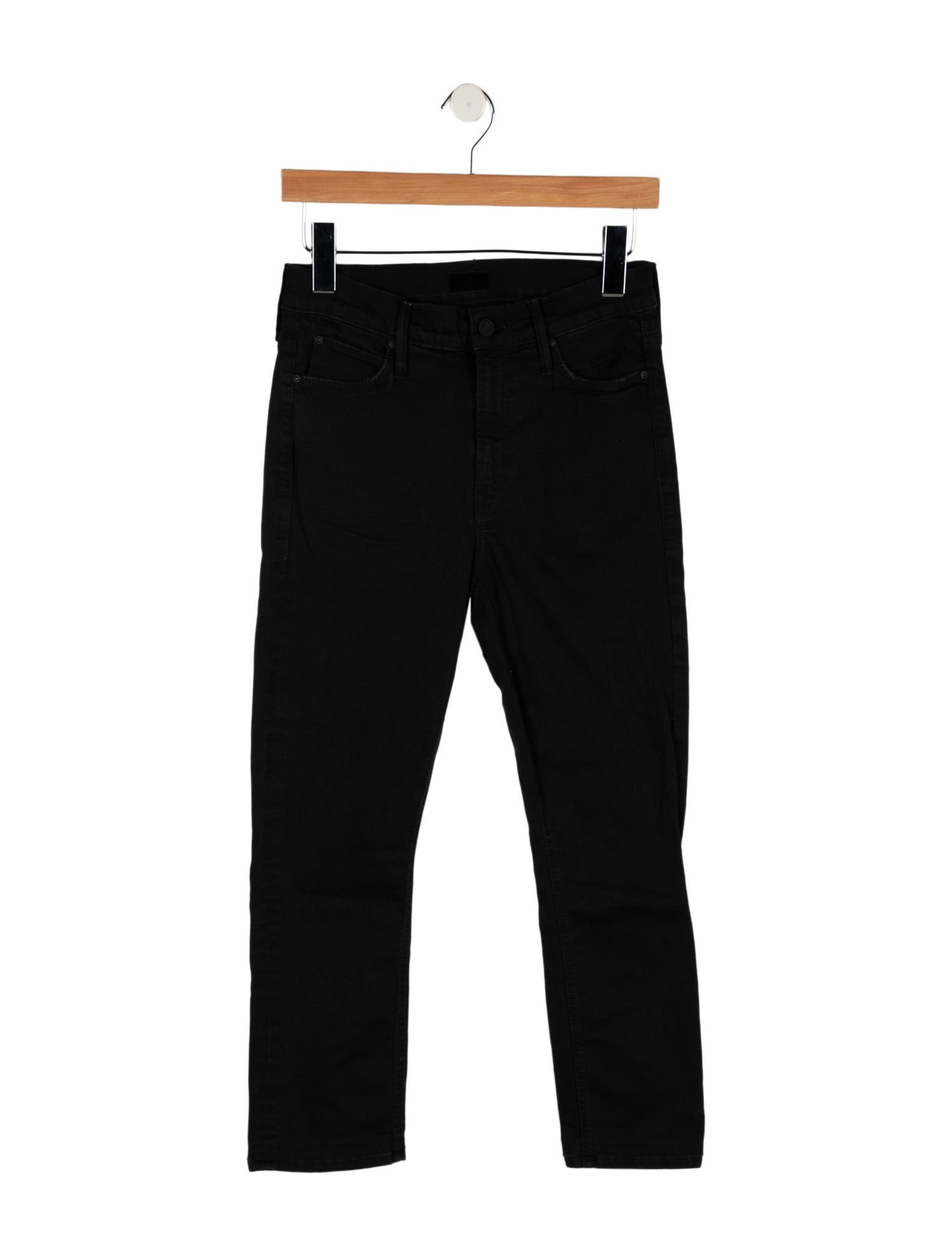 Mother Mid-Rise Straight Leg Jeans
