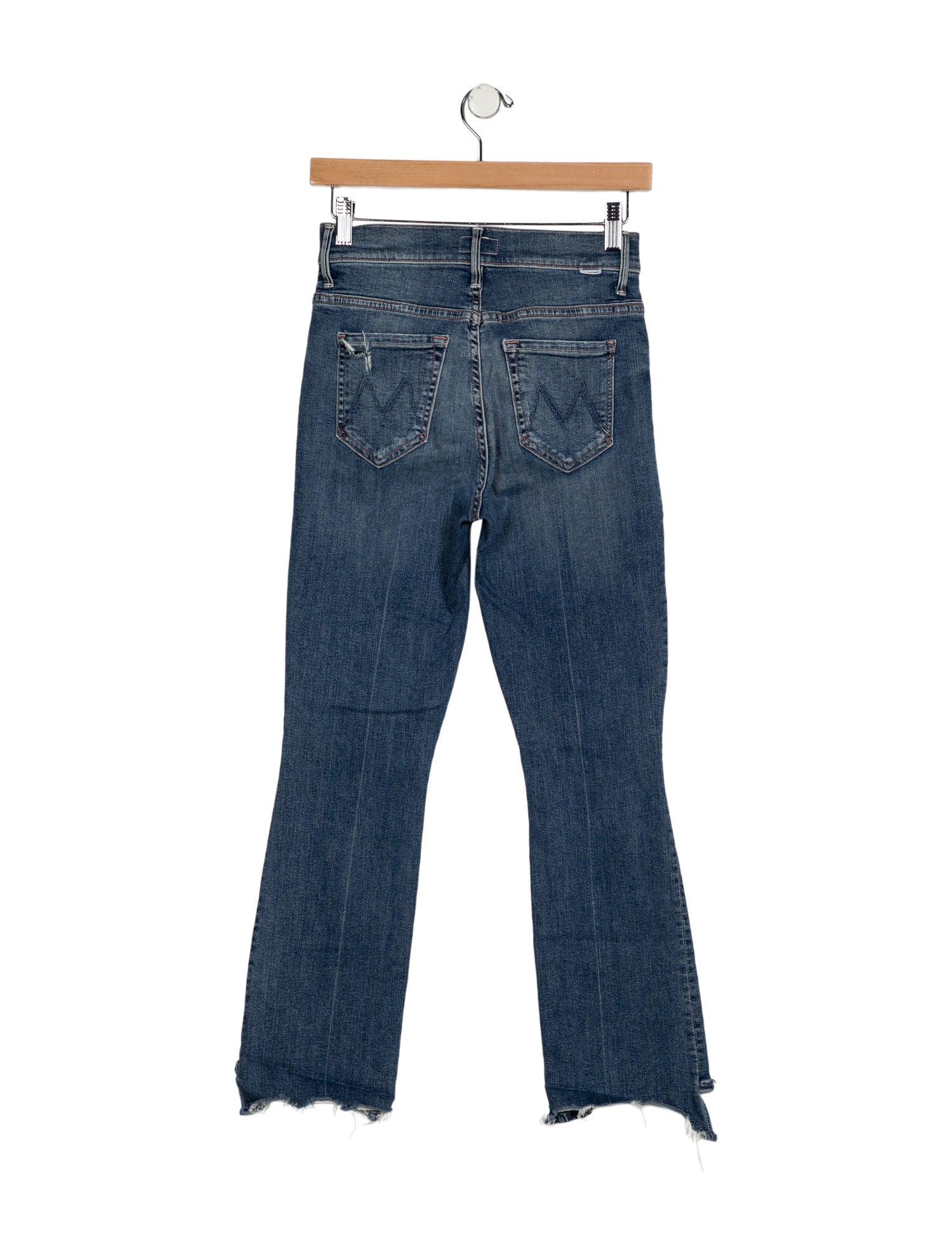 Mother Mid-Rise Straight Leg Jeans