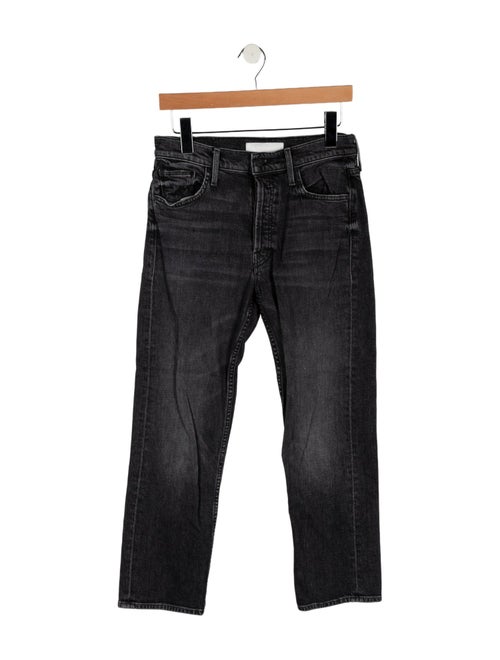 Mother Mid-Rise Straight Leg Jeans