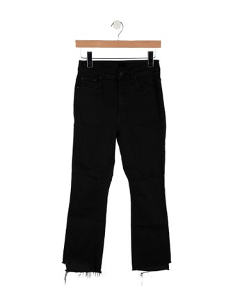 Mother Mid-Rise Straight Leg Jeans