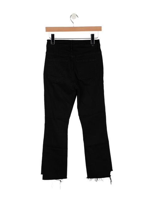 Mother Mid-Rise Straight Leg Jeans