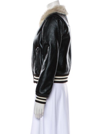 Mother Faux Leather Biker Jacket