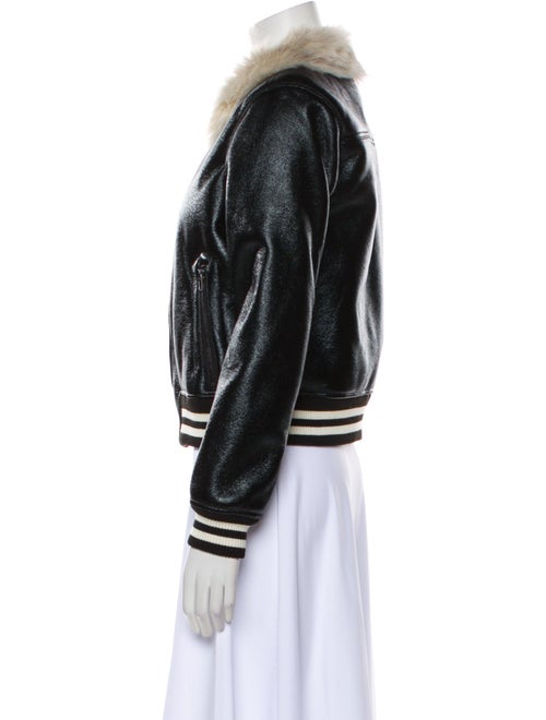 Mother Faux Leather Biker Jacket