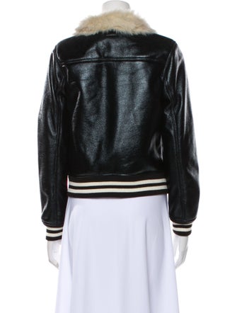 Mother Faux Leather Biker Jacket