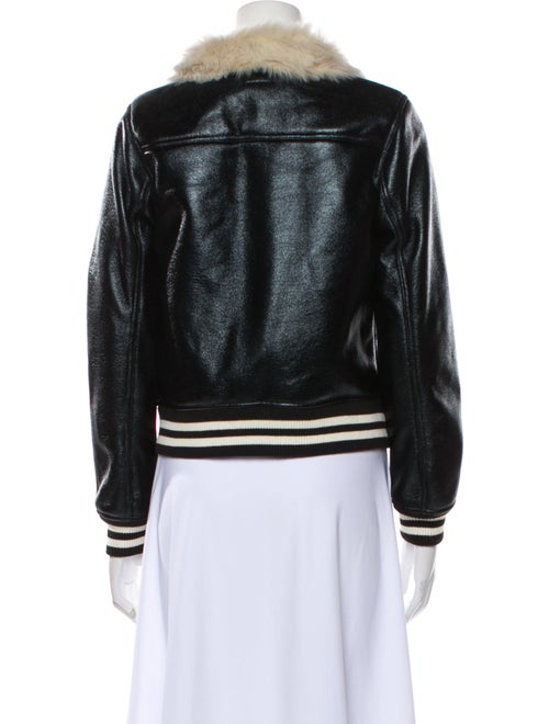 Mother Faux Leather Biker Jacket