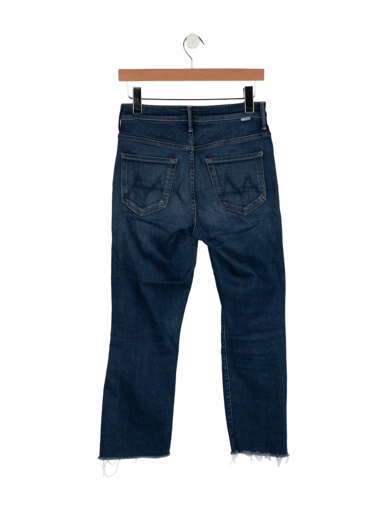 Mother Mid-Rise Straight Leg Jeans