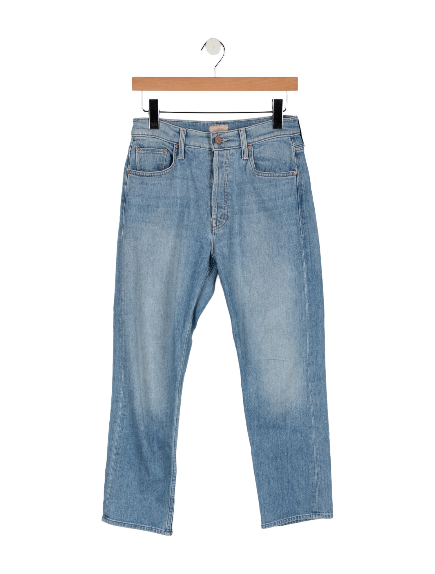 Mother High-Rise Straight Leg Jeans