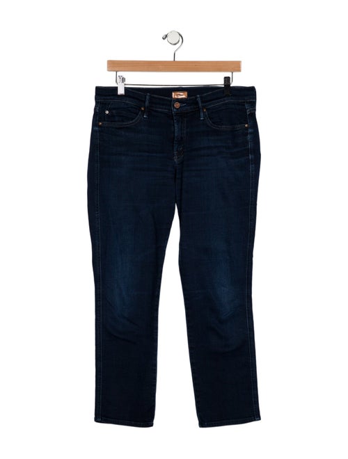 Mother Mid-Rise Straight Leg Jeans
