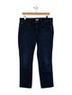 Mother Mid-Rise Straight Leg Jeans