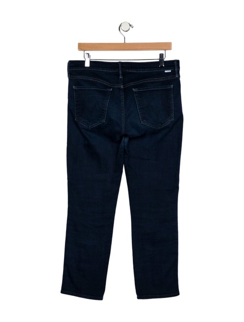 Mother Mid-Rise Straight Leg Jeans