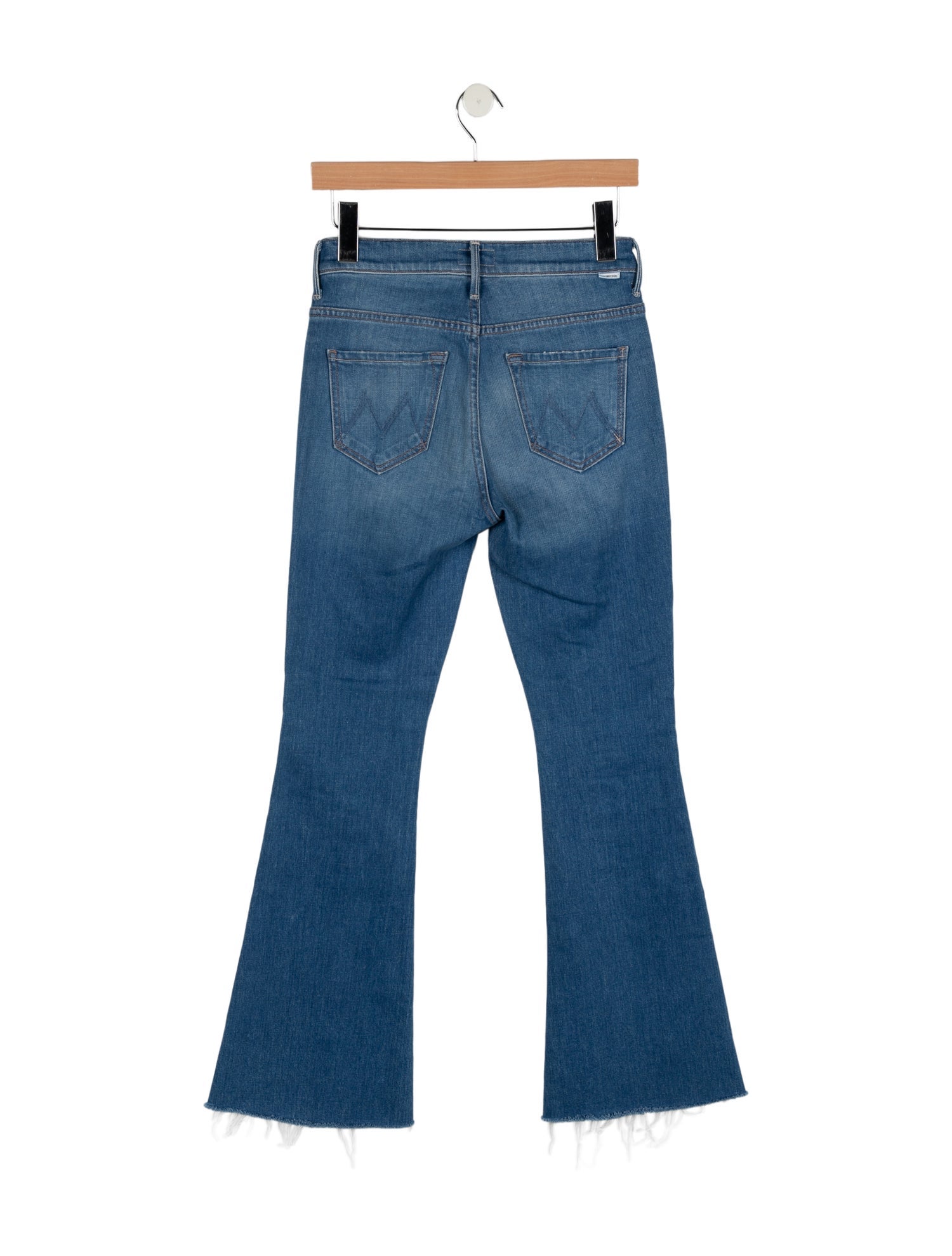 Mother Mid-Rise Wide Leg Jeans