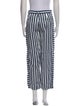 Mother Striped Wide Leg Pants