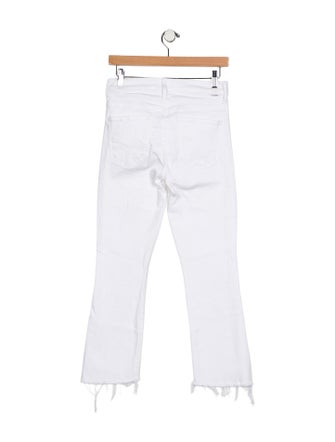 Mother Mid-Rise Straight Leg Jeans