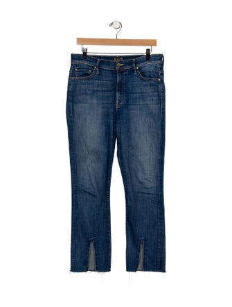 Mother Mid-Rise Straight Leg Jeans