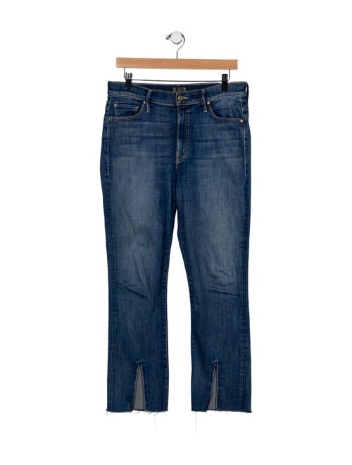 Mother Mid-Rise Straight Leg Jeans