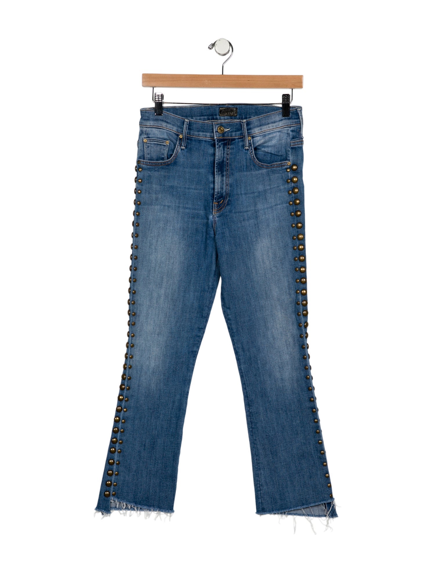 Mother Mid-Rise Straight Leg Jeans