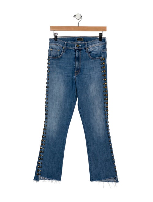 Mother Mid-Rise Straight Leg Jeans