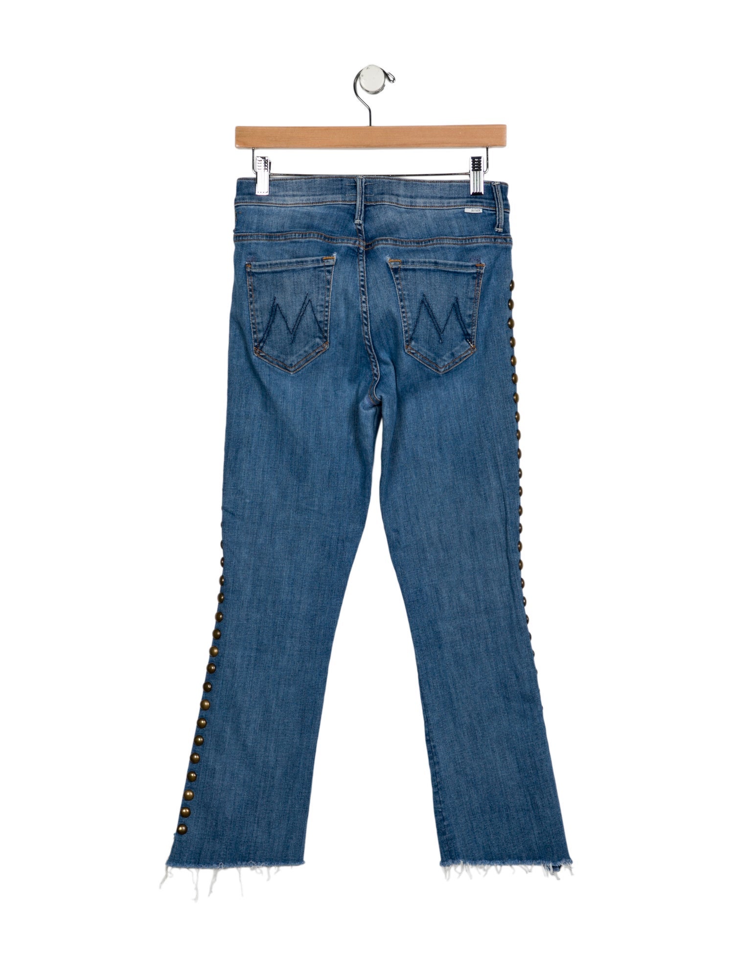 Mother Mid-Rise Straight Leg Jeans