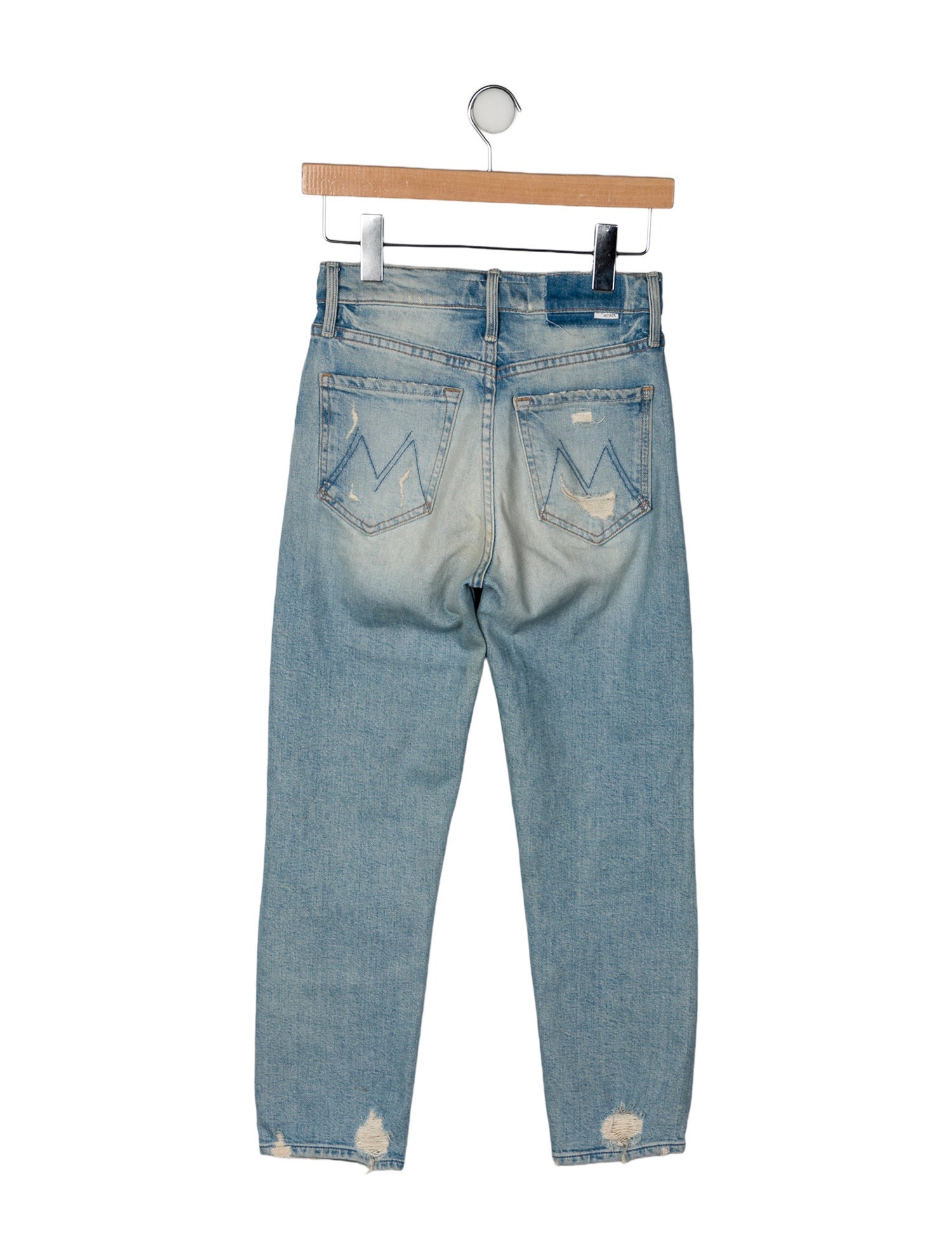 Mother Mid-Rise Skinny Leg Jeans