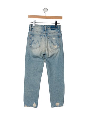 Mother Mid-Rise Skinny Leg Jeans