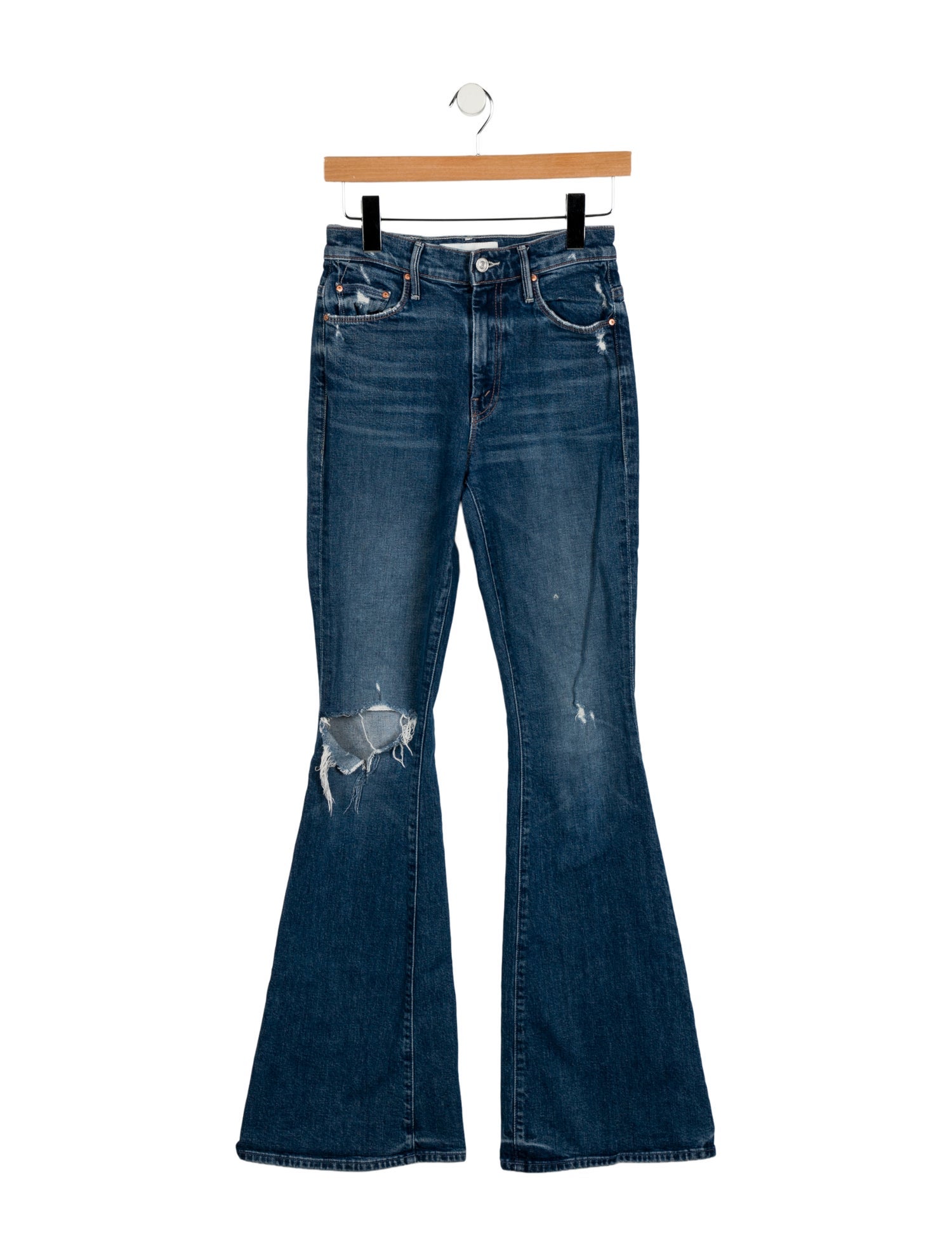 Mother High-Rise Wide Leg Jeans