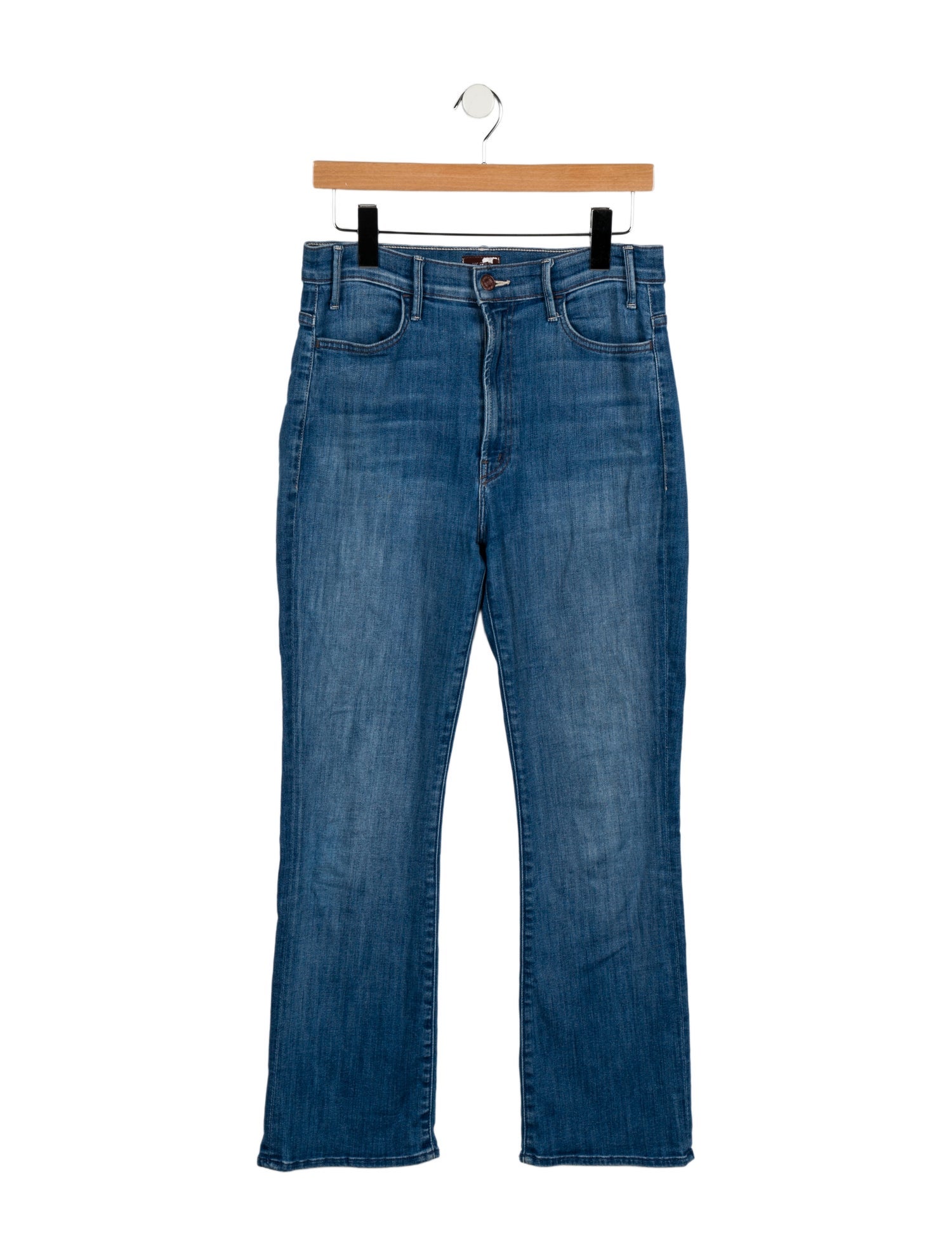 Mother High-Rise Straight Leg Jeans