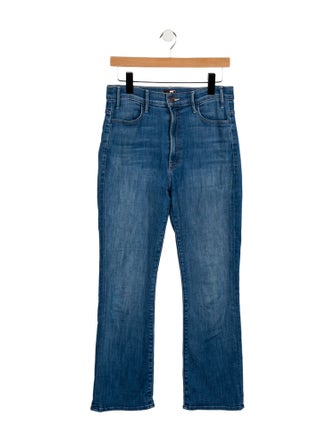 Mother High-Rise Straight Leg Jeans