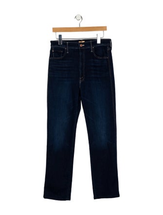 Mother High-Rise Straight Leg Jeans