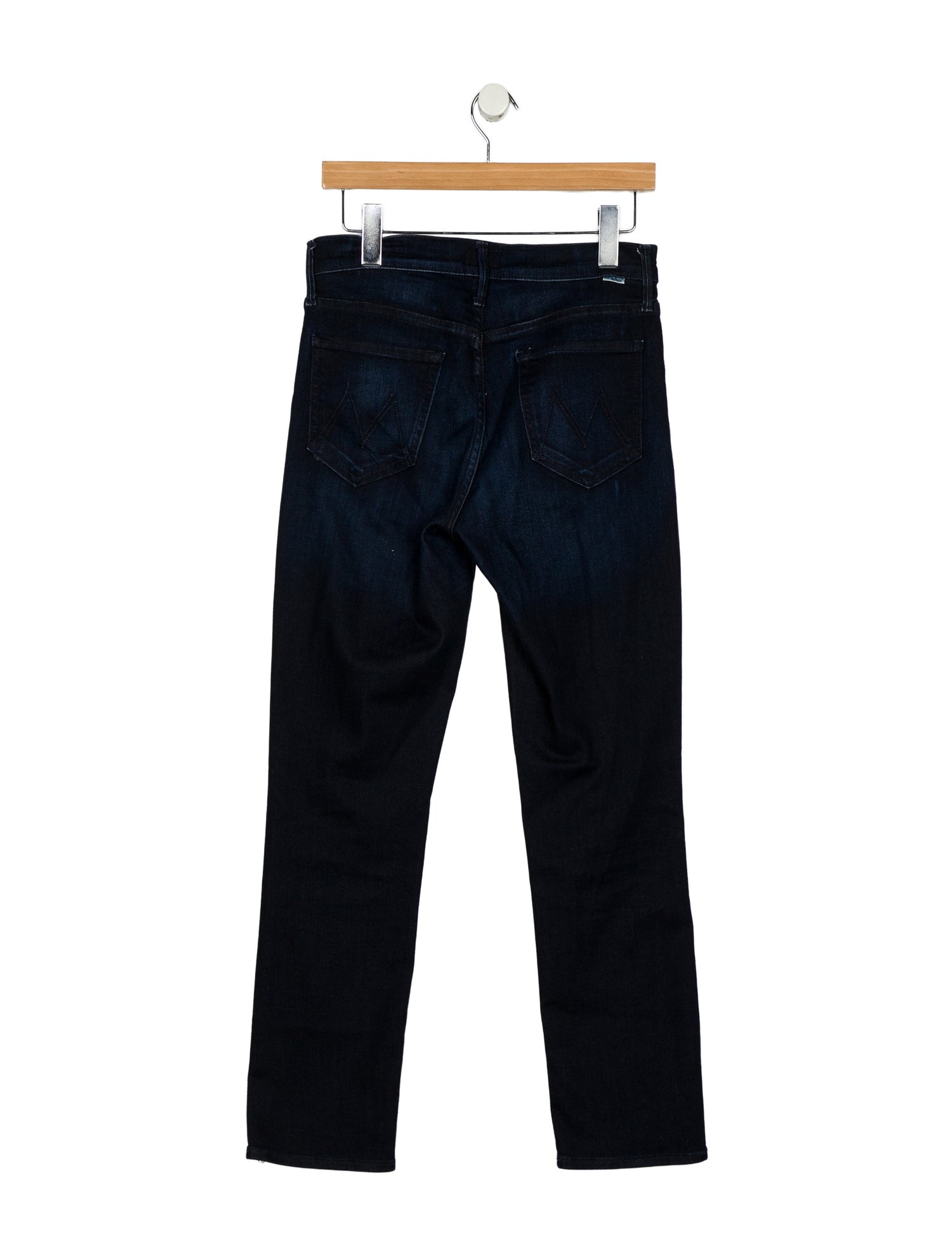 Mother Mid-Rise Straight Leg Jeans
