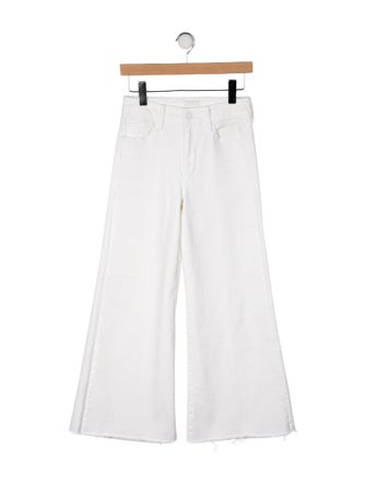 Mother Mid-Rise Wide Leg Jeans