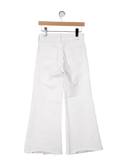 Mother Mid-Rise Wide Leg Jeans