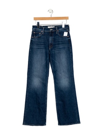 Mother The Bookie Sneak Wide Leg Jeans