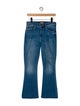 Mother Mid-Rise Wide Leg Jeans