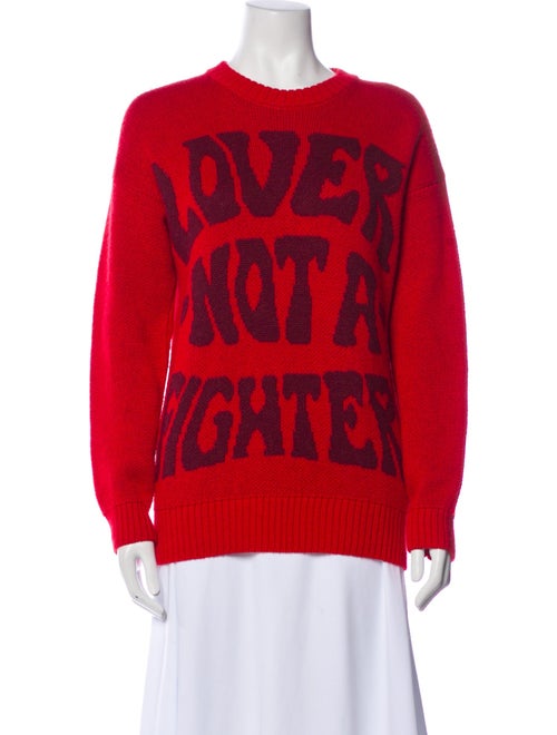 Mother Alpaca Graphic Print Sweater