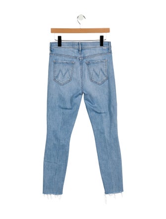 Mother Mid-Rise Skinny Leg Jeans