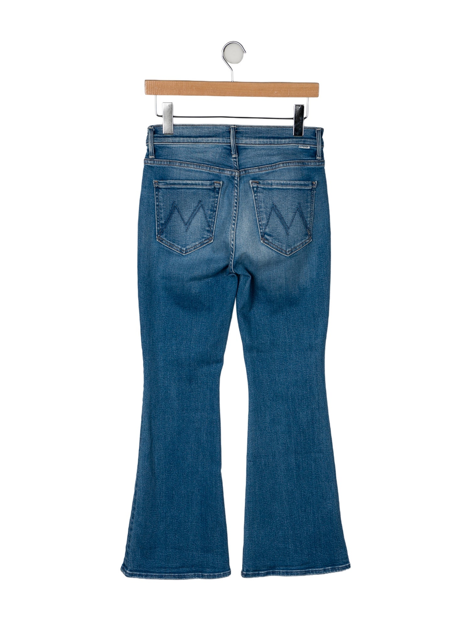 Mother Mid-Rise Wide Leg Jeans