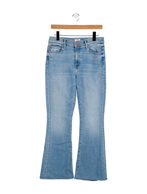 Mother Mid-Rise Wide Leg Jeans
