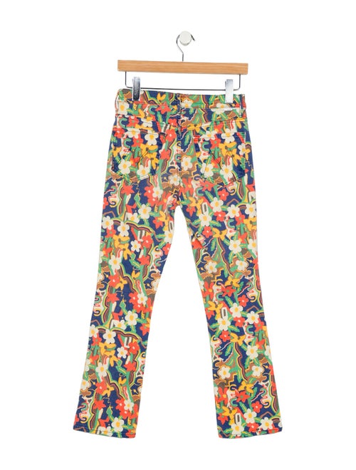 Mother Mid-Rise Straight Leg Jeans