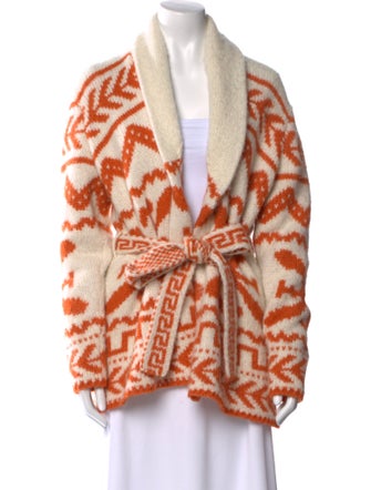 Mother Baby Alpaca Printed Sweater