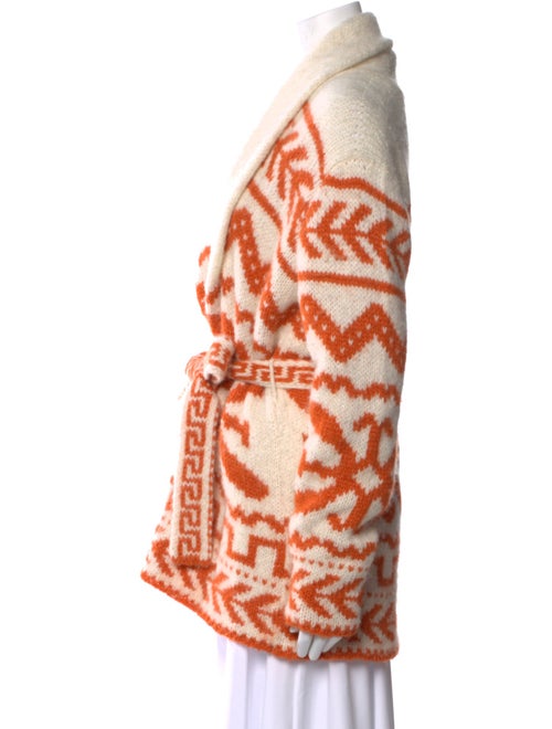 Mother Baby Alpaca Printed Sweater