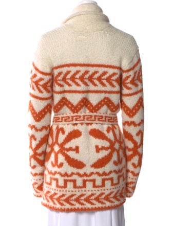 Mother Baby Alpaca Printed Sweater