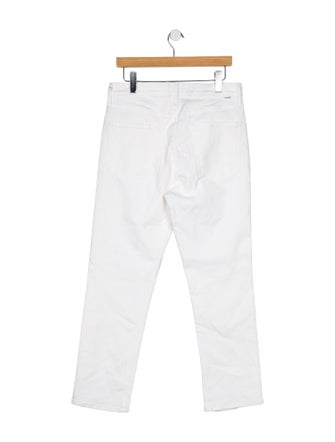 Mother High-Rise Straight Leg Jeans